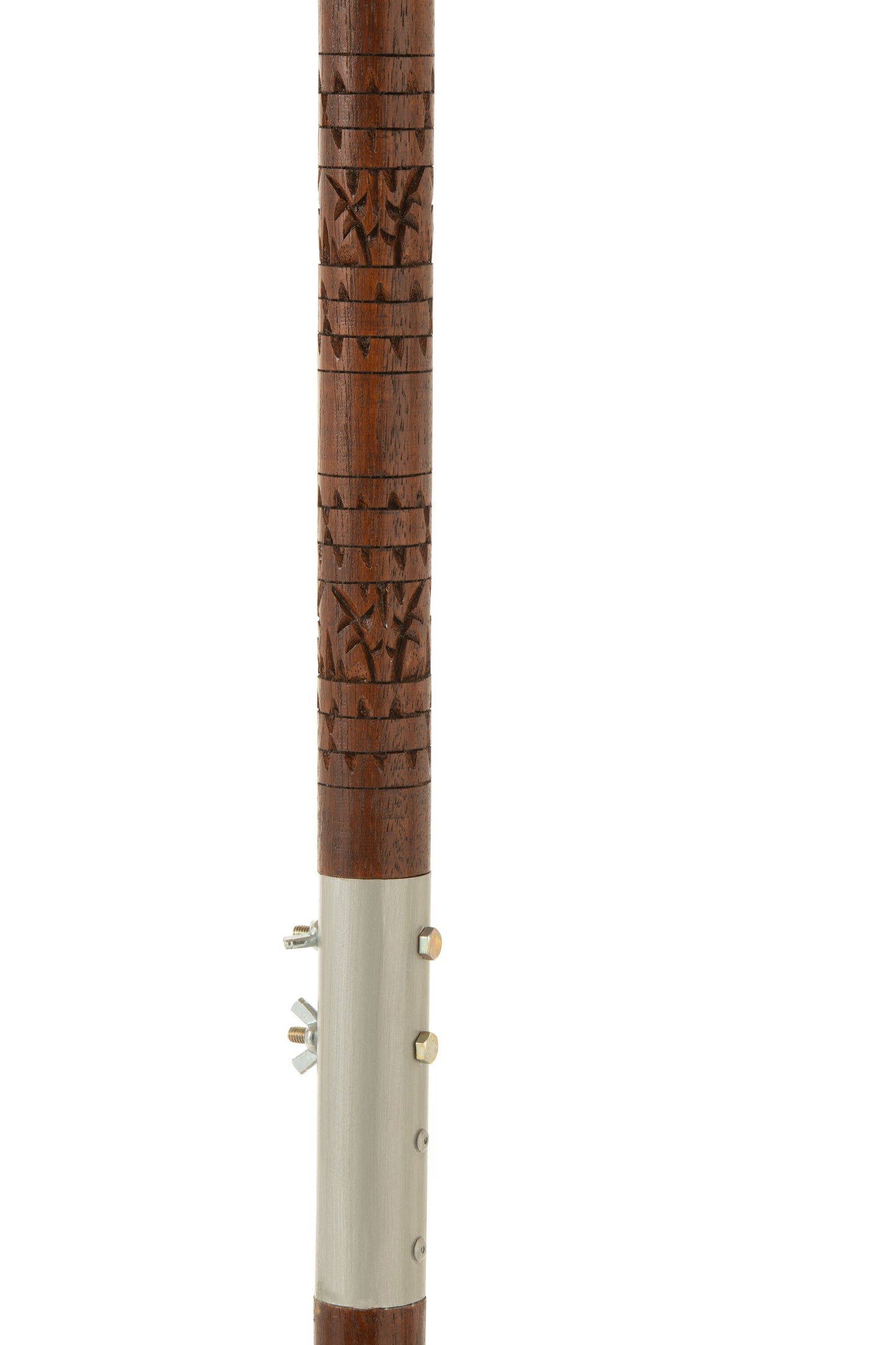 Parasol Brush+Foot Jute/Wood Beige/White Large