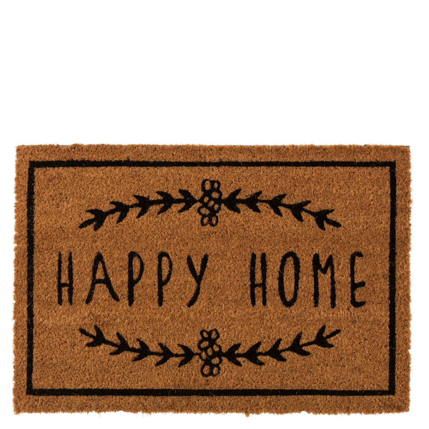 Deurmat Uit Kokos Met Happy Home opgeschreven