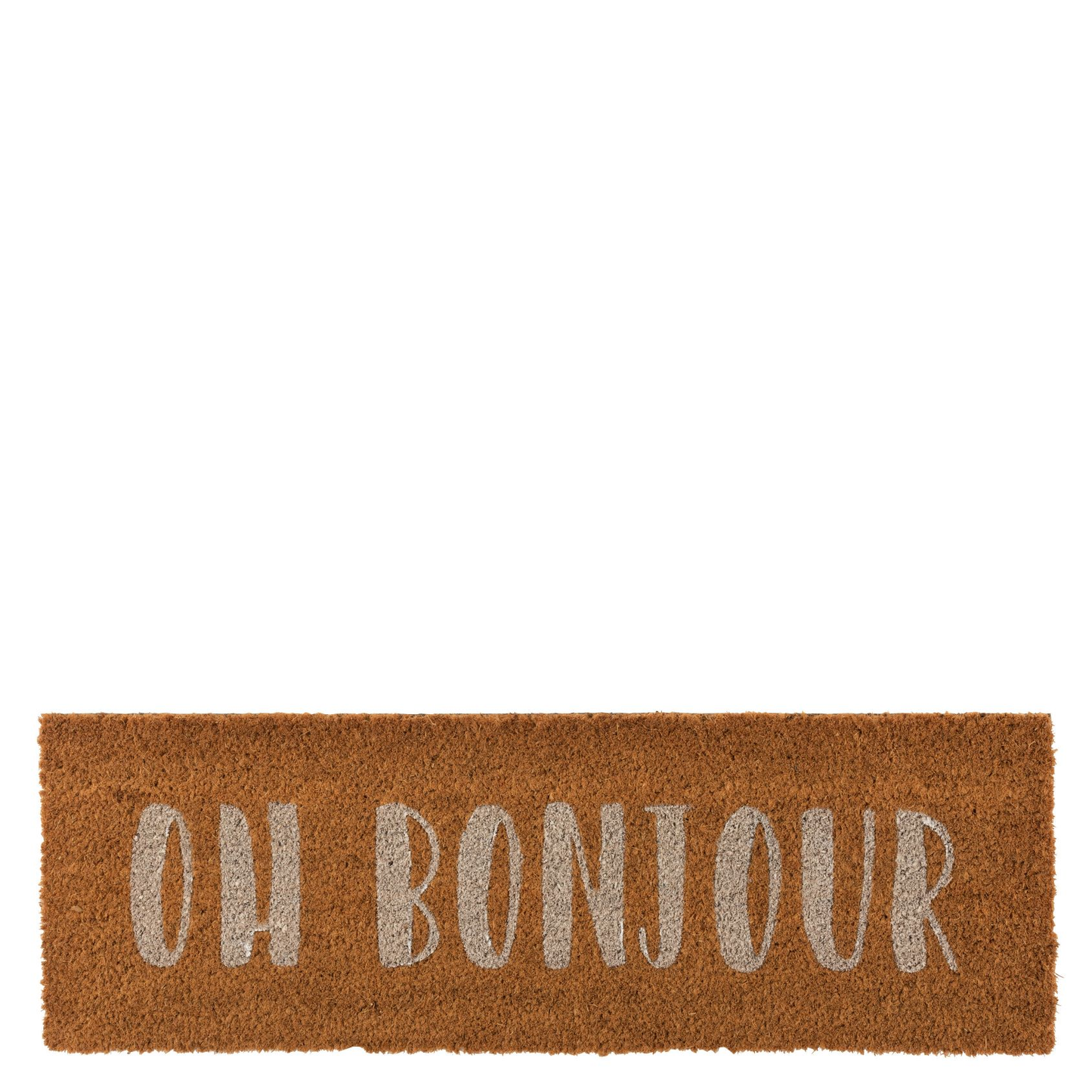 Deurmat Oh Bonjour Kokos Naturel/Wit