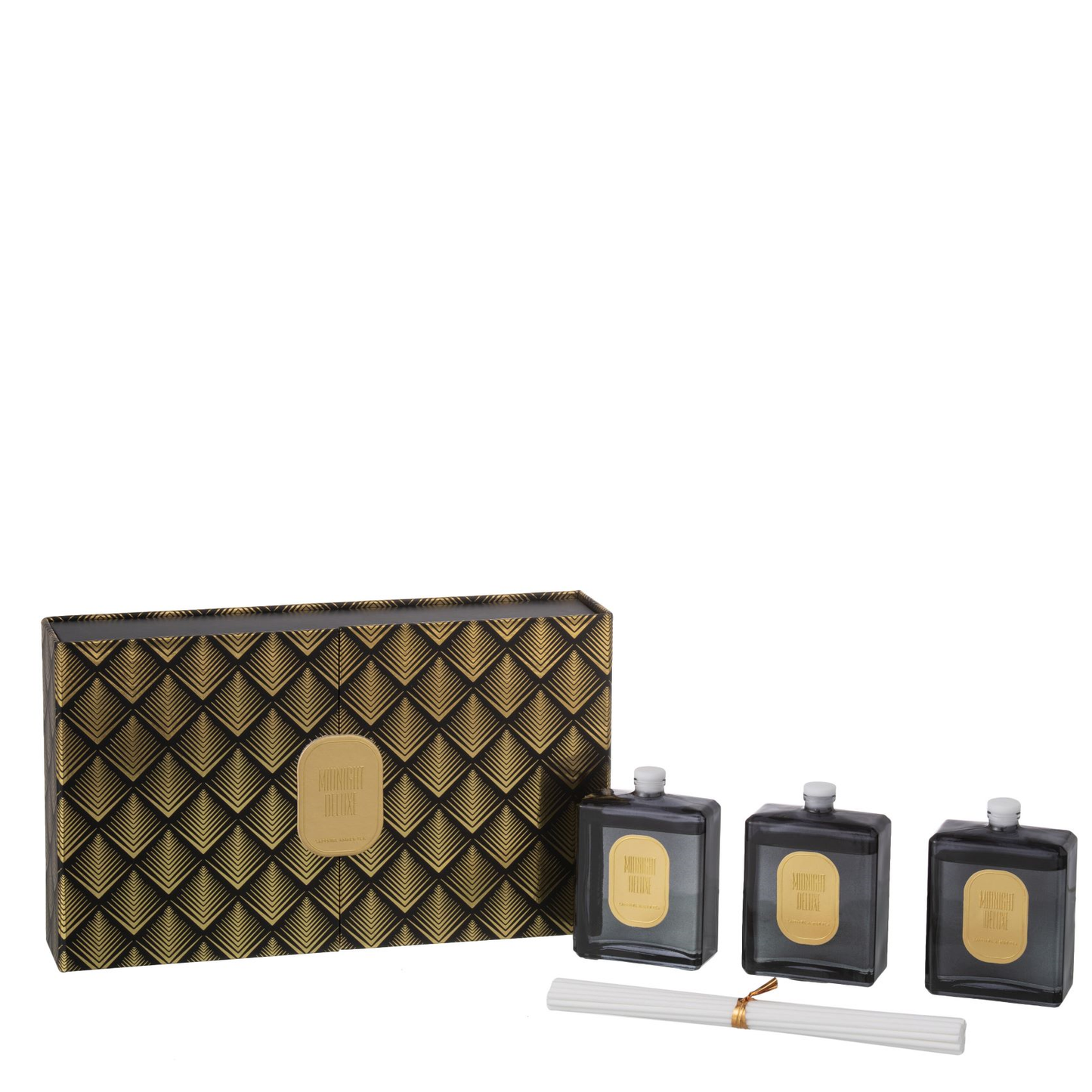 Geurolie Midnight Deluxe Sapphire Amber Tea 3X50Ml Zwart/Goud