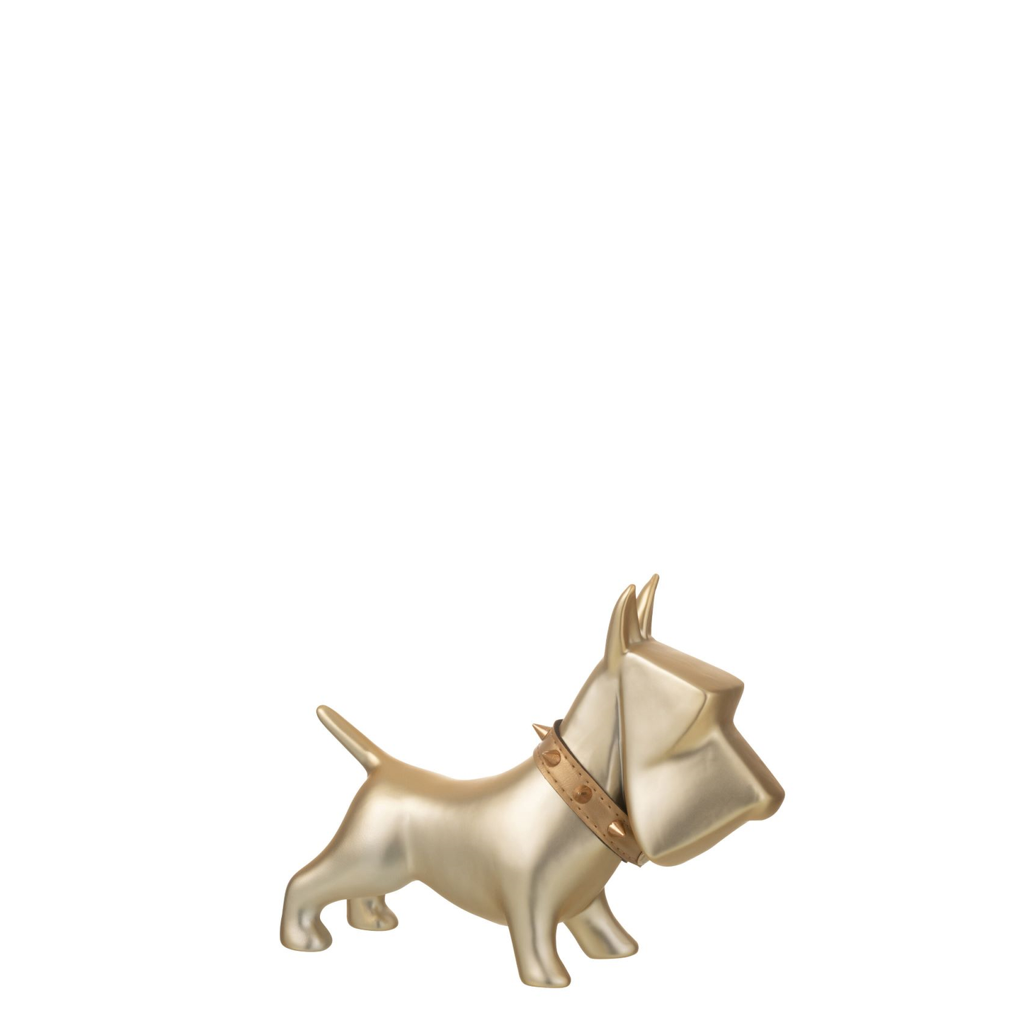 Hond Keramiek Goud Medium