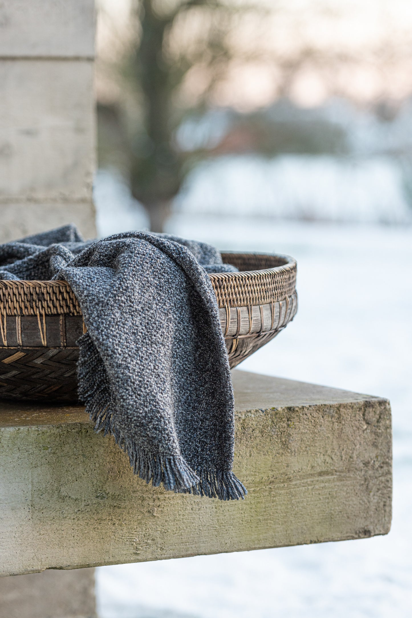 Plaid Ethnic Cotton Blue