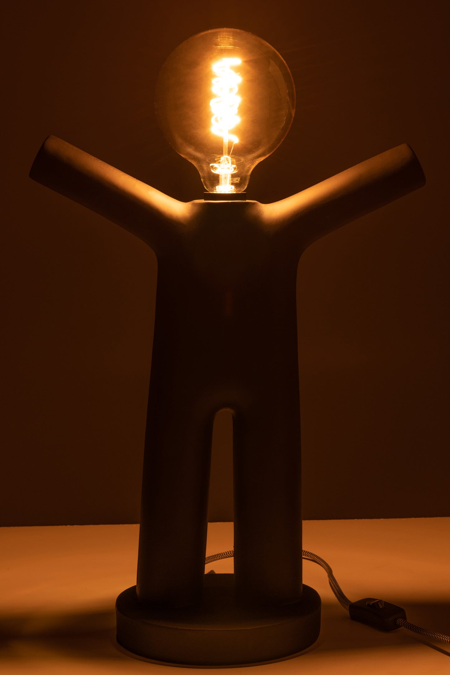 Lamp P'tit Maurice Poly Black