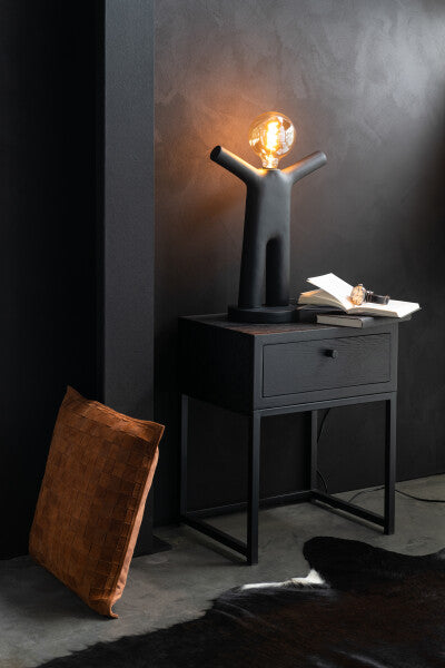 Lamp P'tit Maurice Poly Black