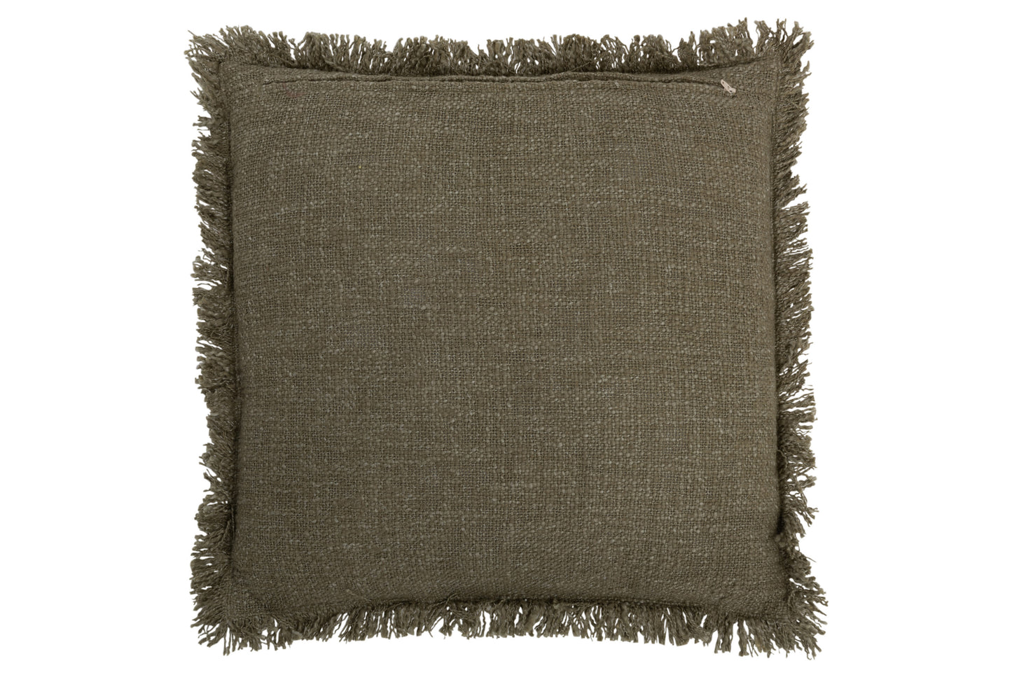 Kussen Franje Polyester Kaki