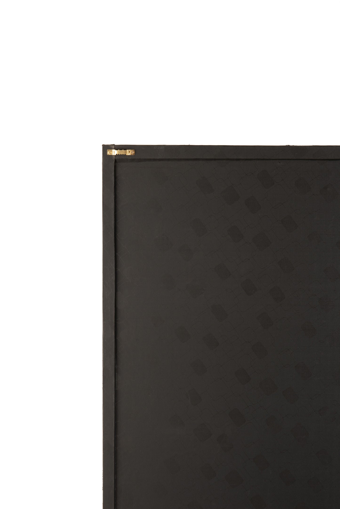 Cadre Rectangle Visage Chapeau Cuir Marron/Noir