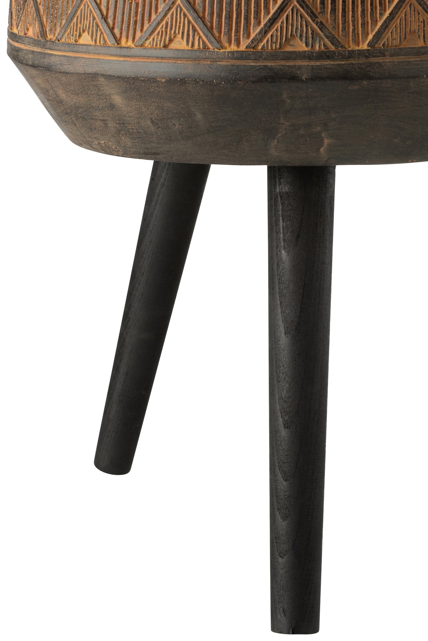 Bloempot 3 Poten Etnisch Magnesium Bruin/Beige