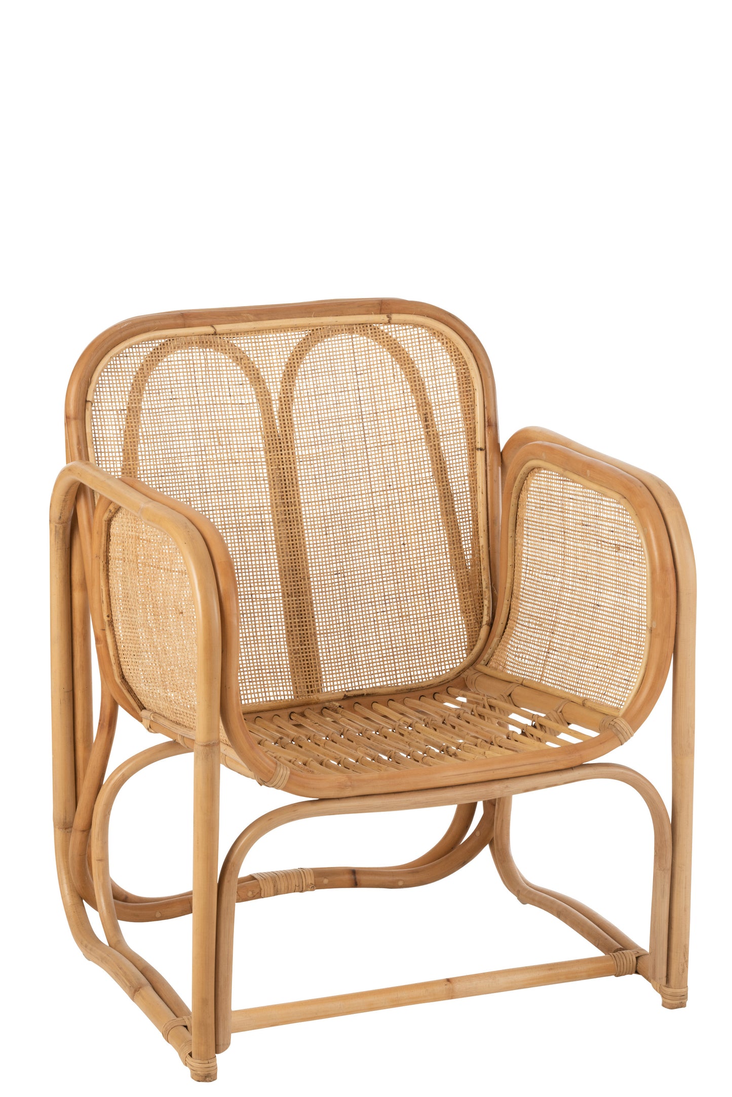 Chaise+Coussin Casablanca Rotin Naturel