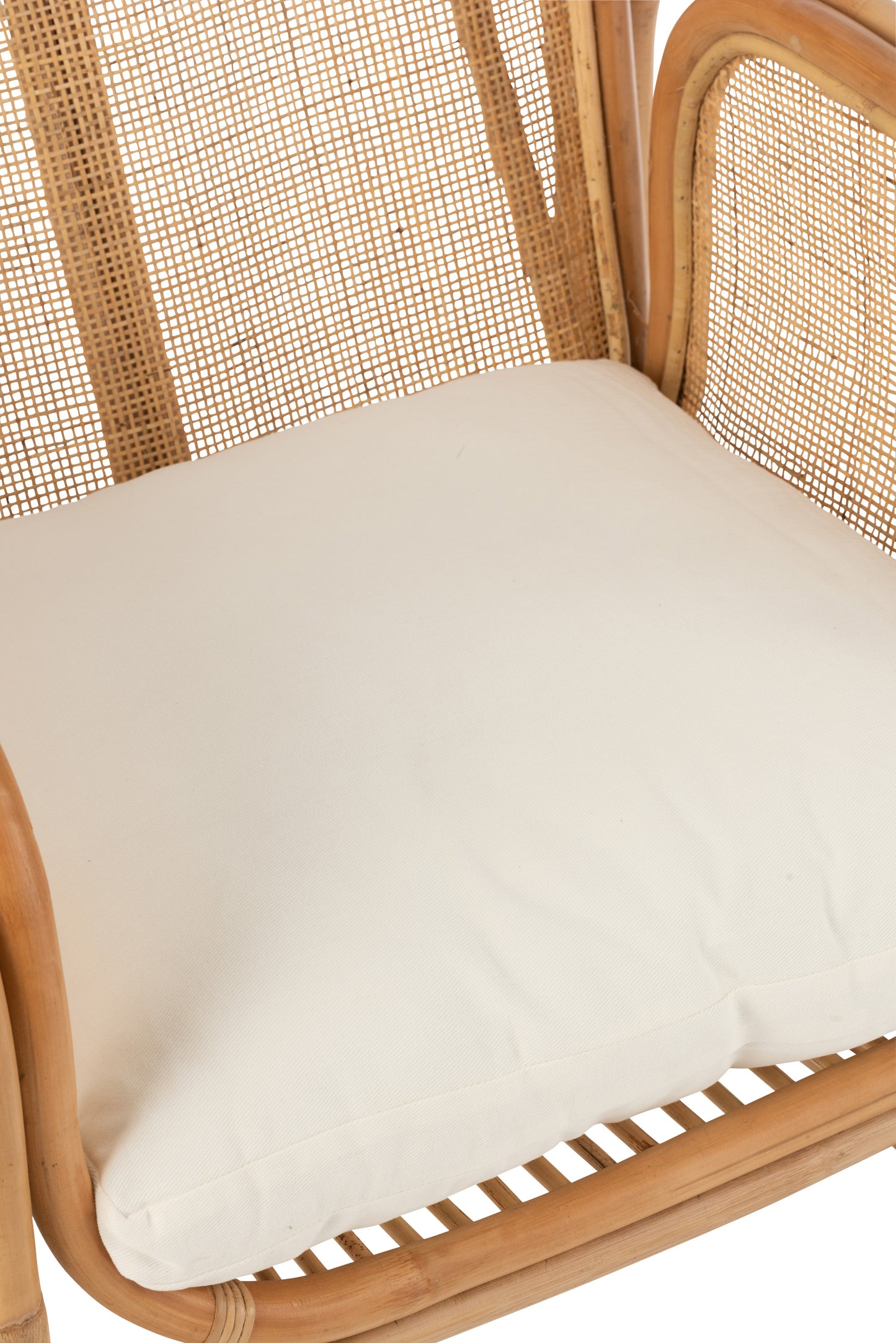 Chaise+Coussin Casablanca Rotin Naturel