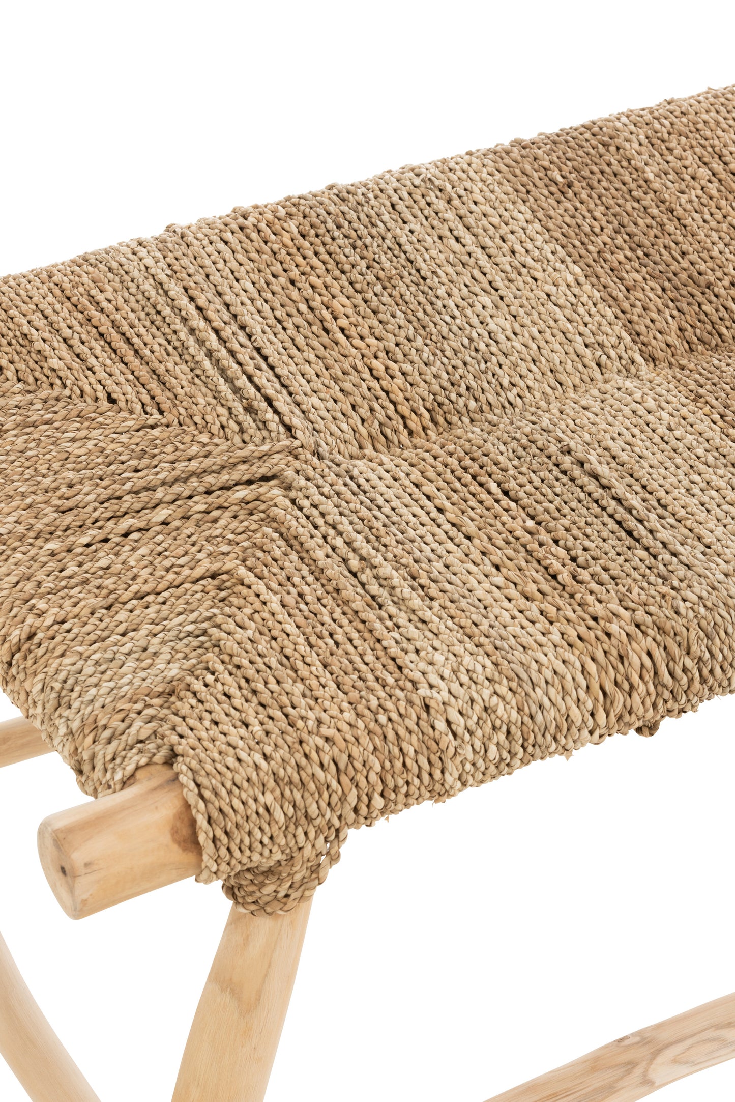Bank Gras Teak Hout Naturel