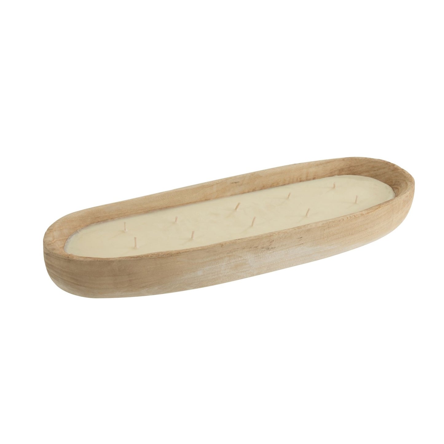 Bougie Jenny Paulownia Bois Blanc Large