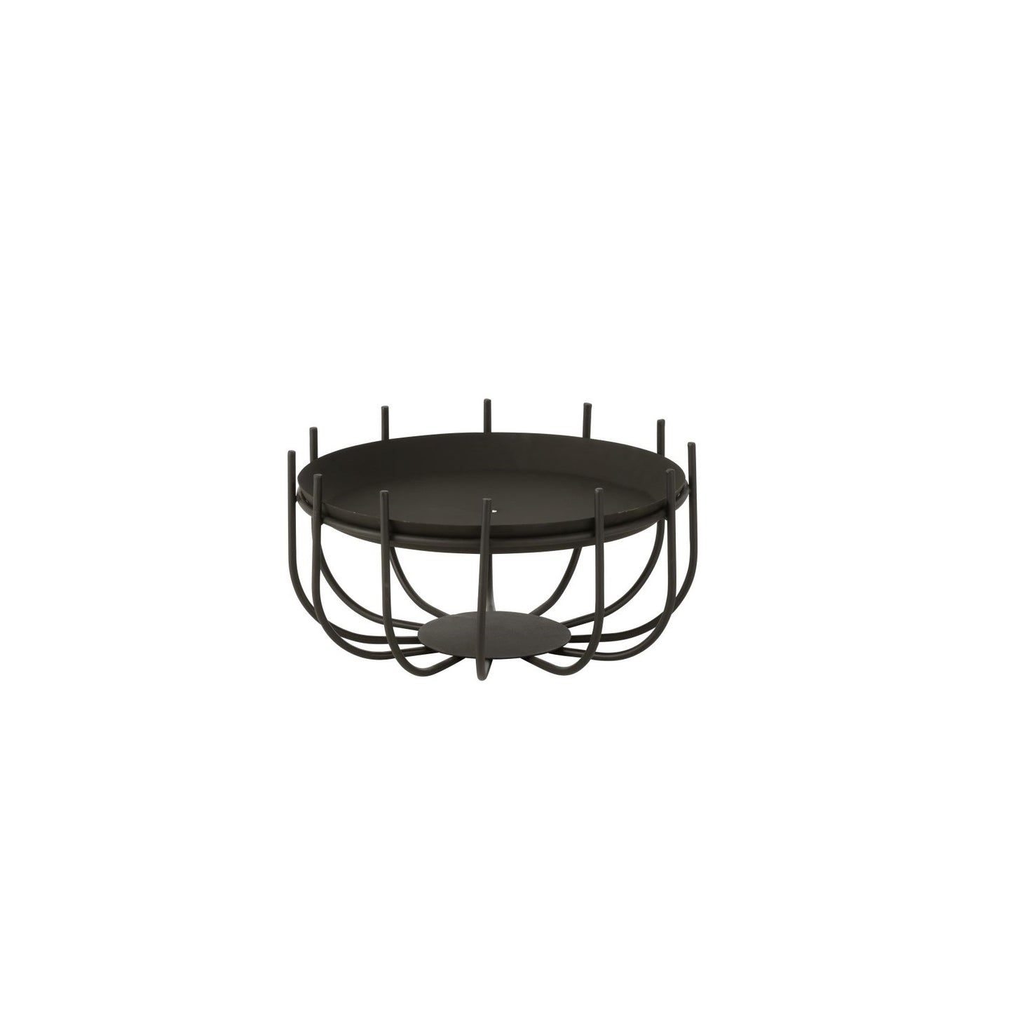 Fire Pit Low Iron Black Small