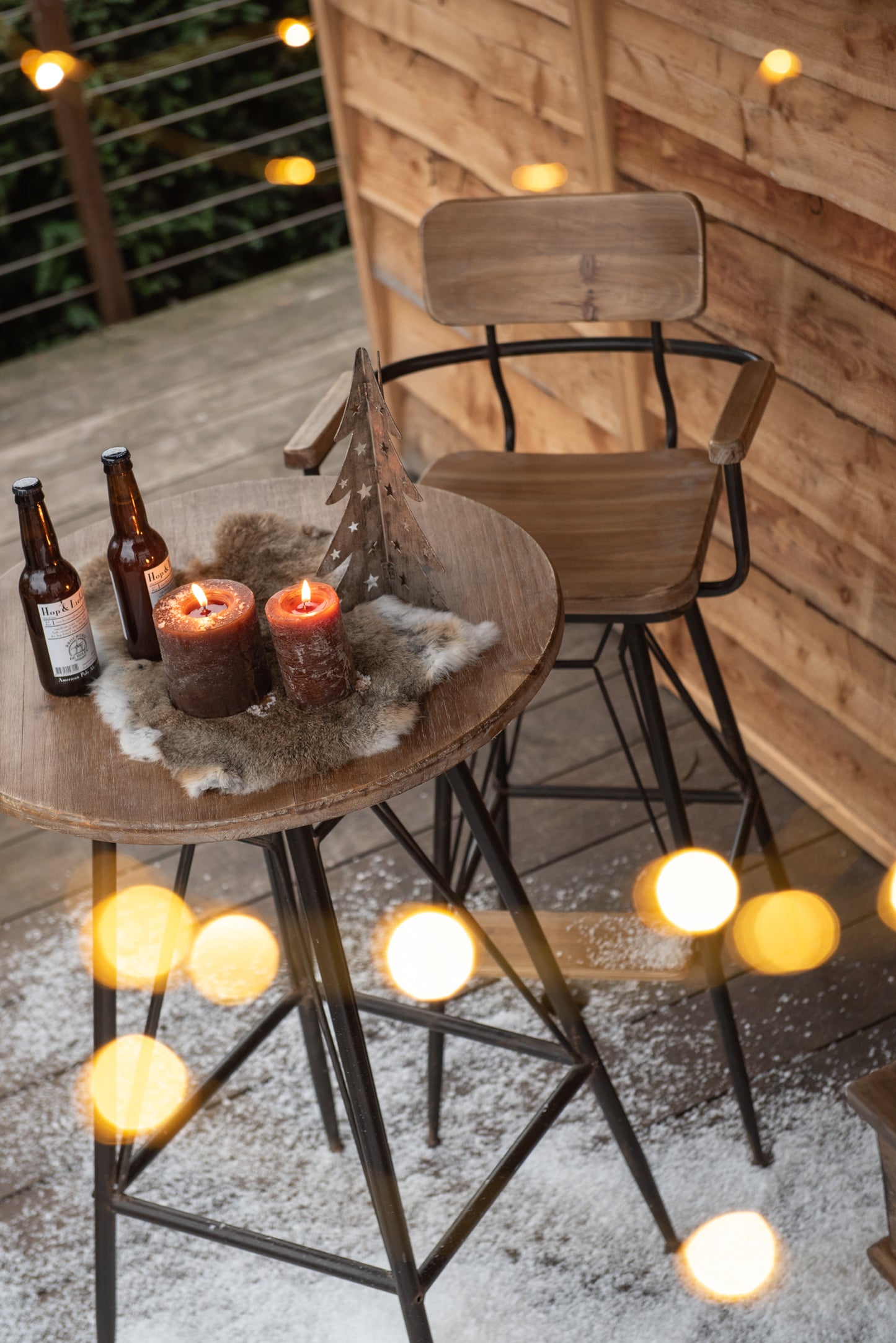 Cilinderkaars Bruin - 80u