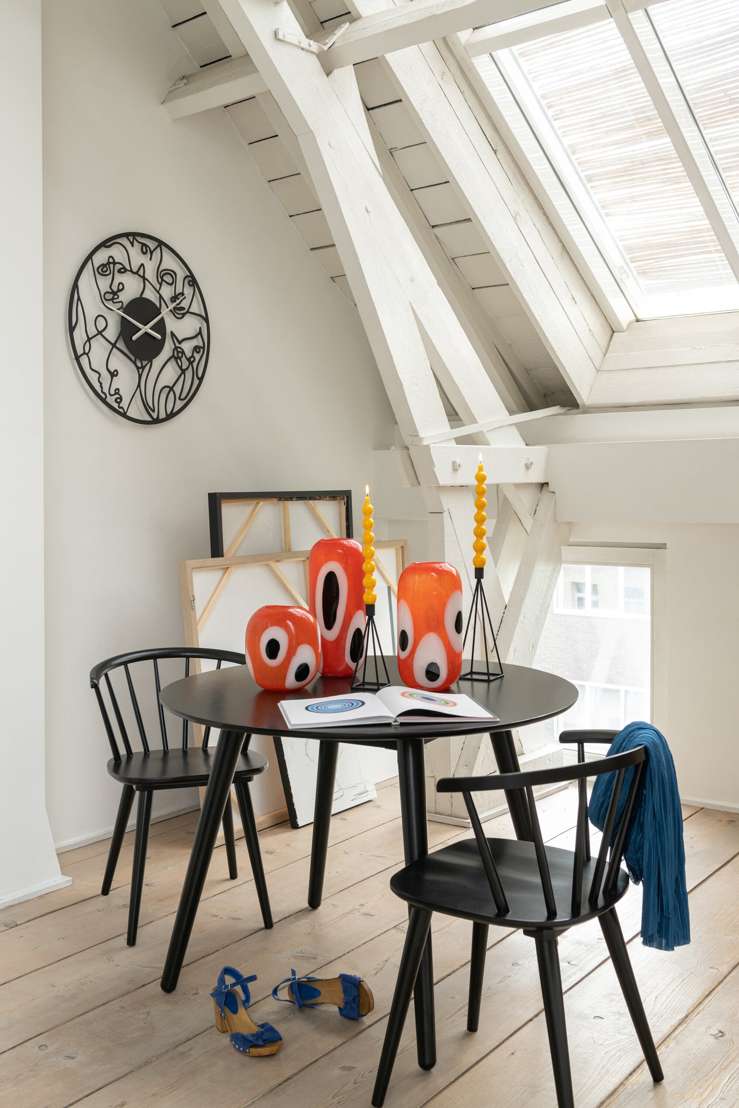 Clock Faces Metal Black Small