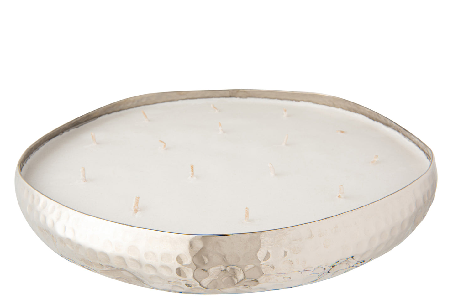 Geurkaars Livia Metaal Zilver X-Large