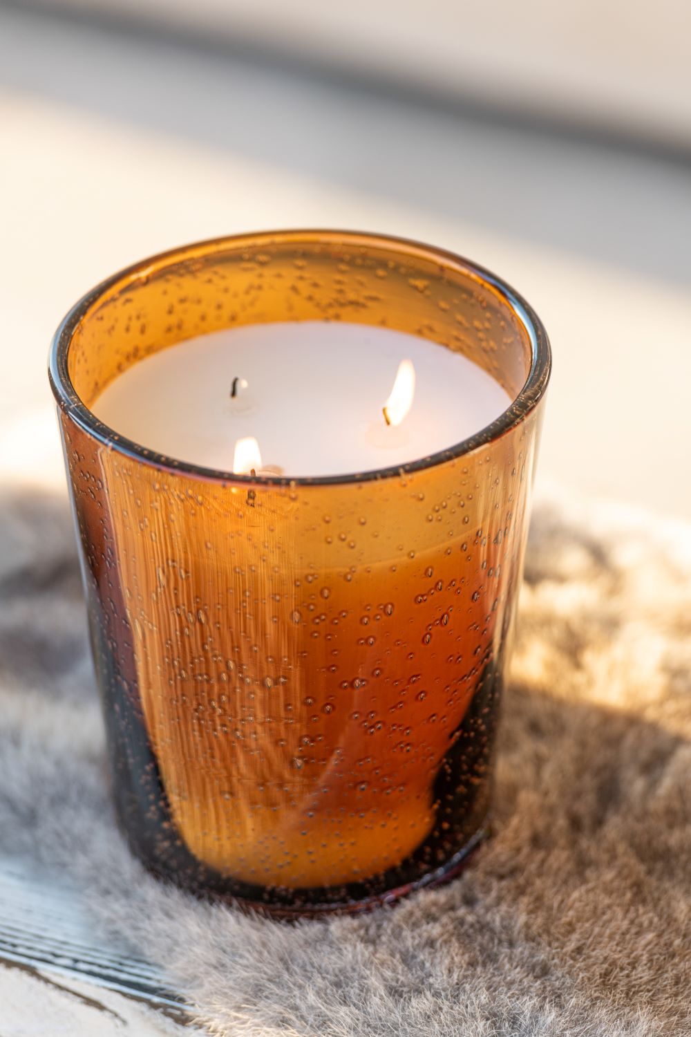 Bougie parfumée Portofino Glass Brown Small