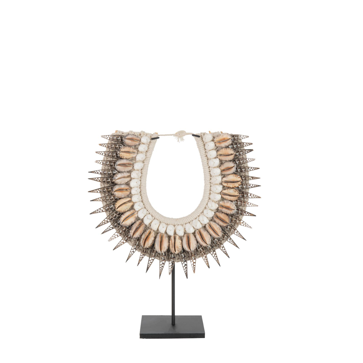 Ketting Op Staander Noa Schelpen Bruin Jline Felika