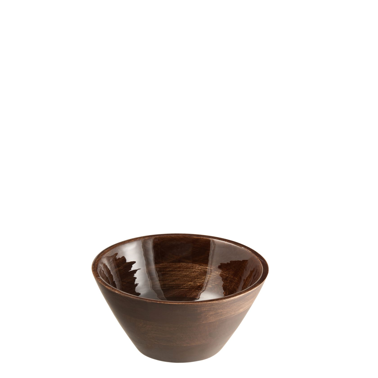 Kom Mango Hout Bruin Medium