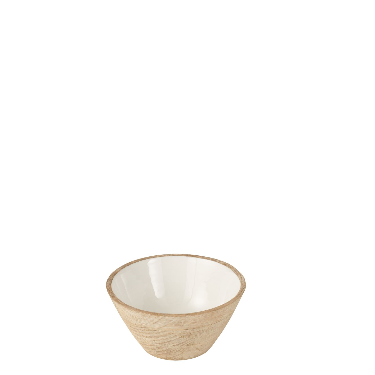 Kom Mango Hout Whitewash Medium kom kommetje keuken felika