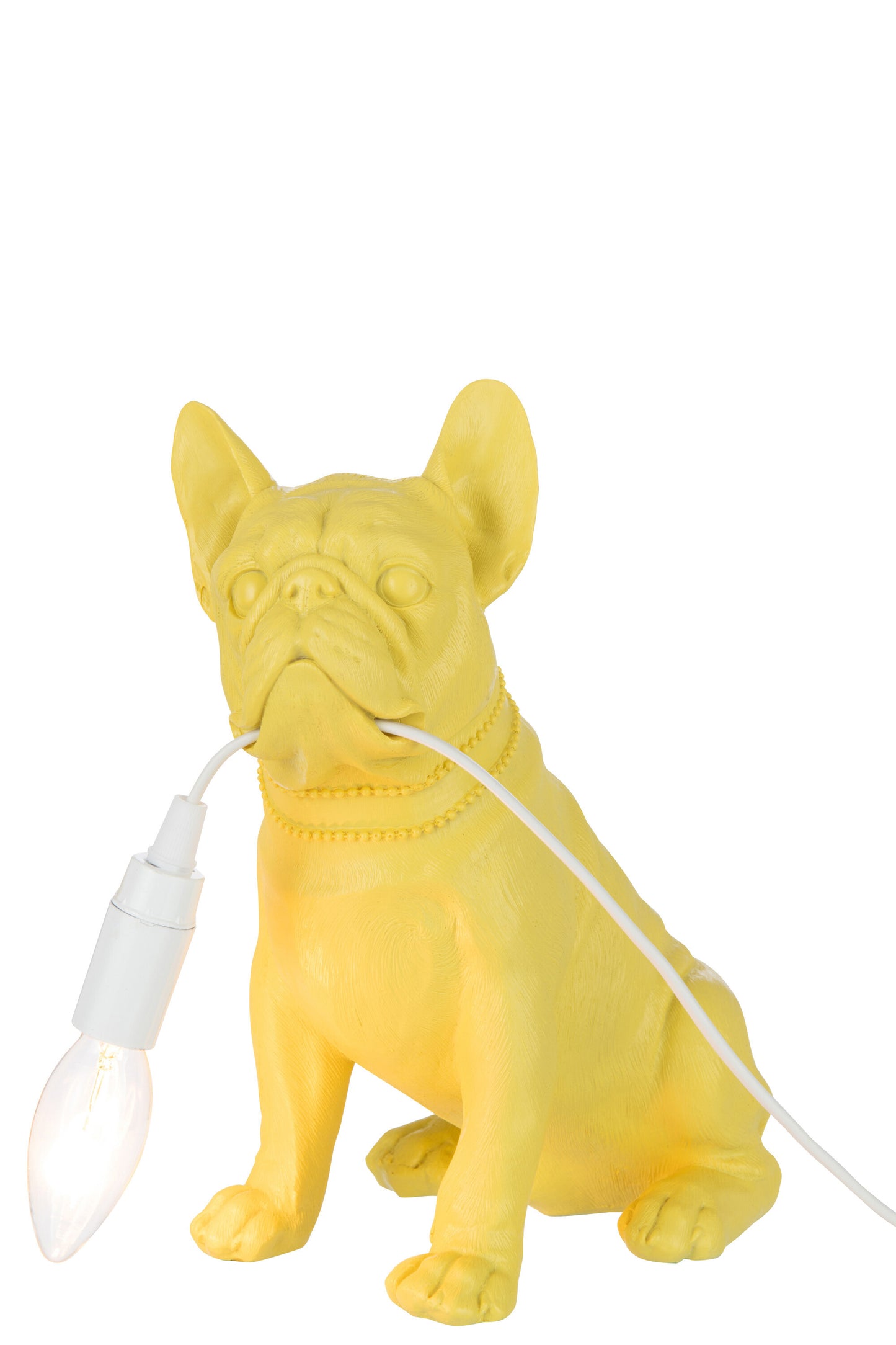 Lamp Bulldog Poly Geel