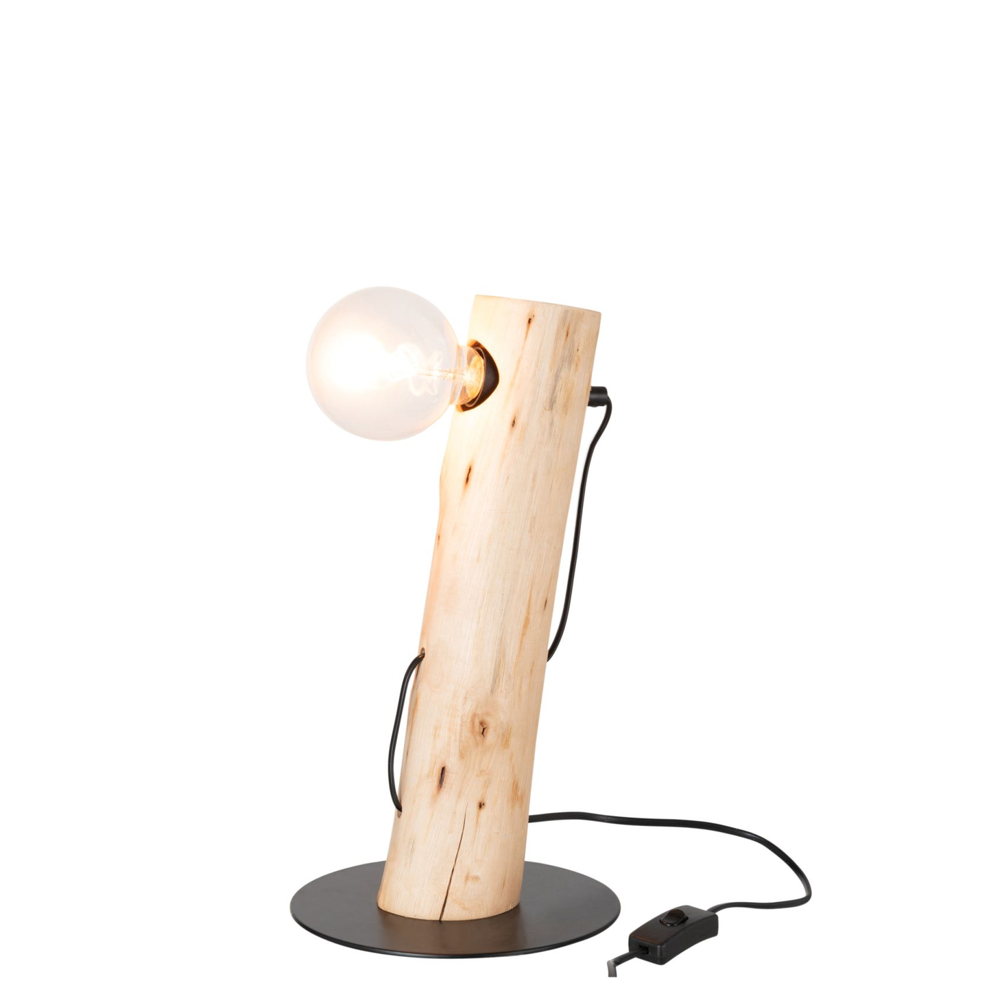 Tafellamp Silas Berangan Hout Naturel Bureaulamp Jline Felika