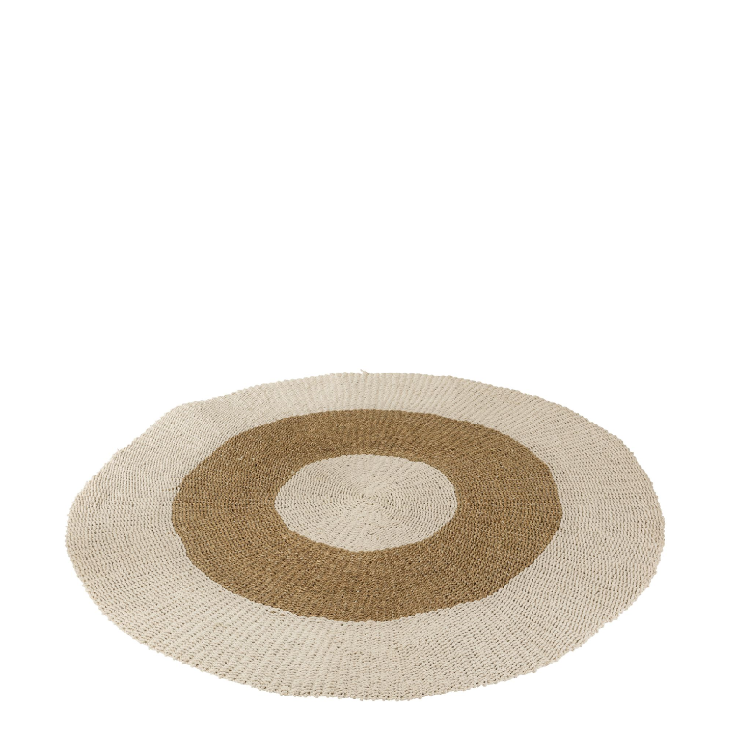 Tapijt Rond Zeegras Wit/Naturel Large tapijt zeegras interieur felika