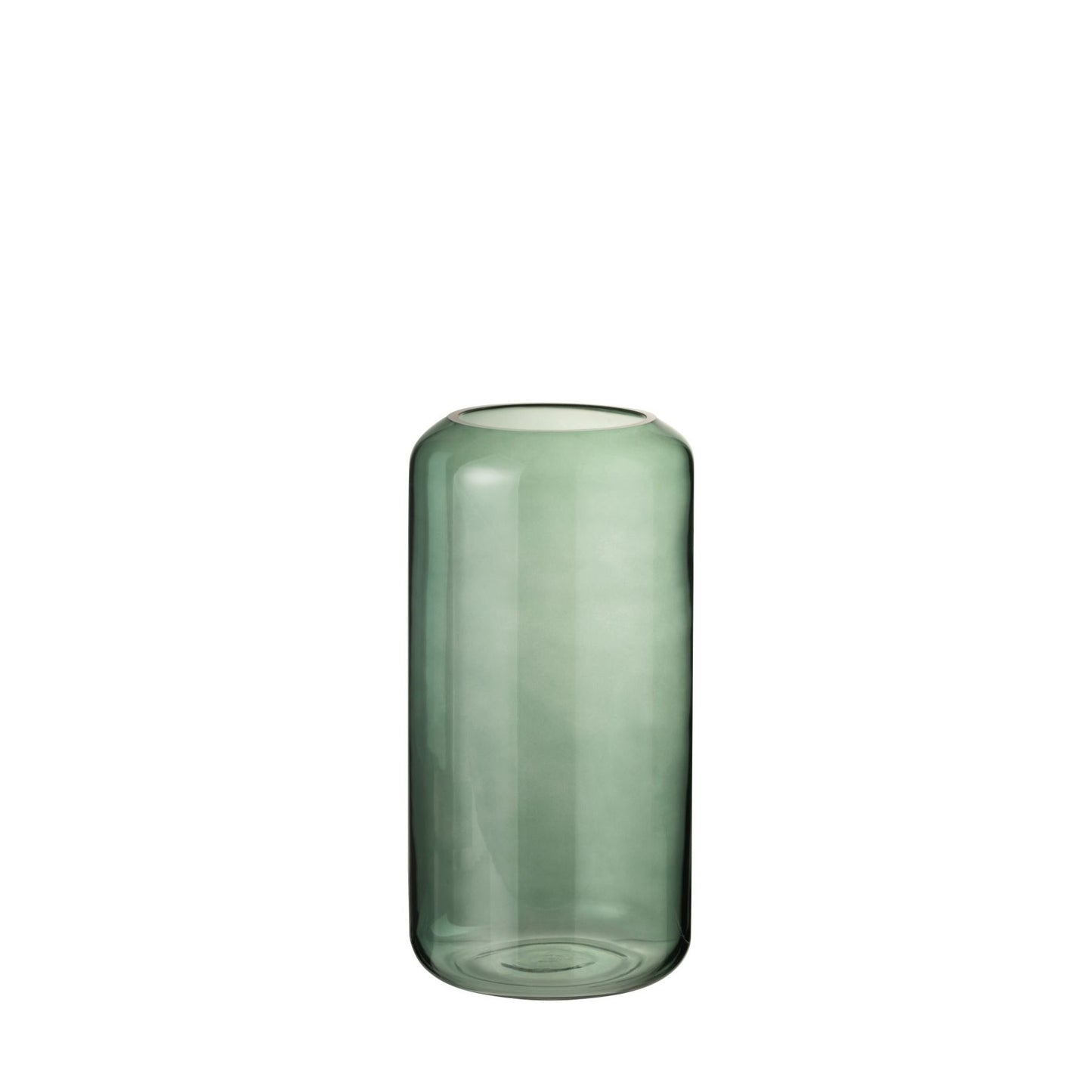 Vase Rond Haut Verre Vert Petit