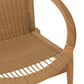 Stoel Rond Teak Hout Naturel