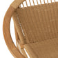 Stoel Rond Teak Hout Naturel