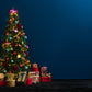 Christmas Tree+Led Lights Plastic Green 