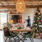 Kerstboom+Led Lichtjes Half Muur Plastiek Groen
