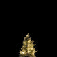 Kerstboom+Led+Pot Jute Plastiek Besneeuwd Groen Extra Small