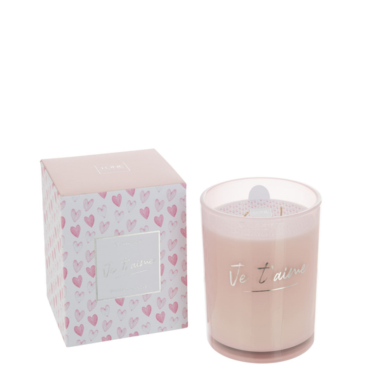 Geurkaars Je T'aime Roze Large-70u