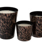 Geurkaars Noa Sandalwood Zwart/Goud Large