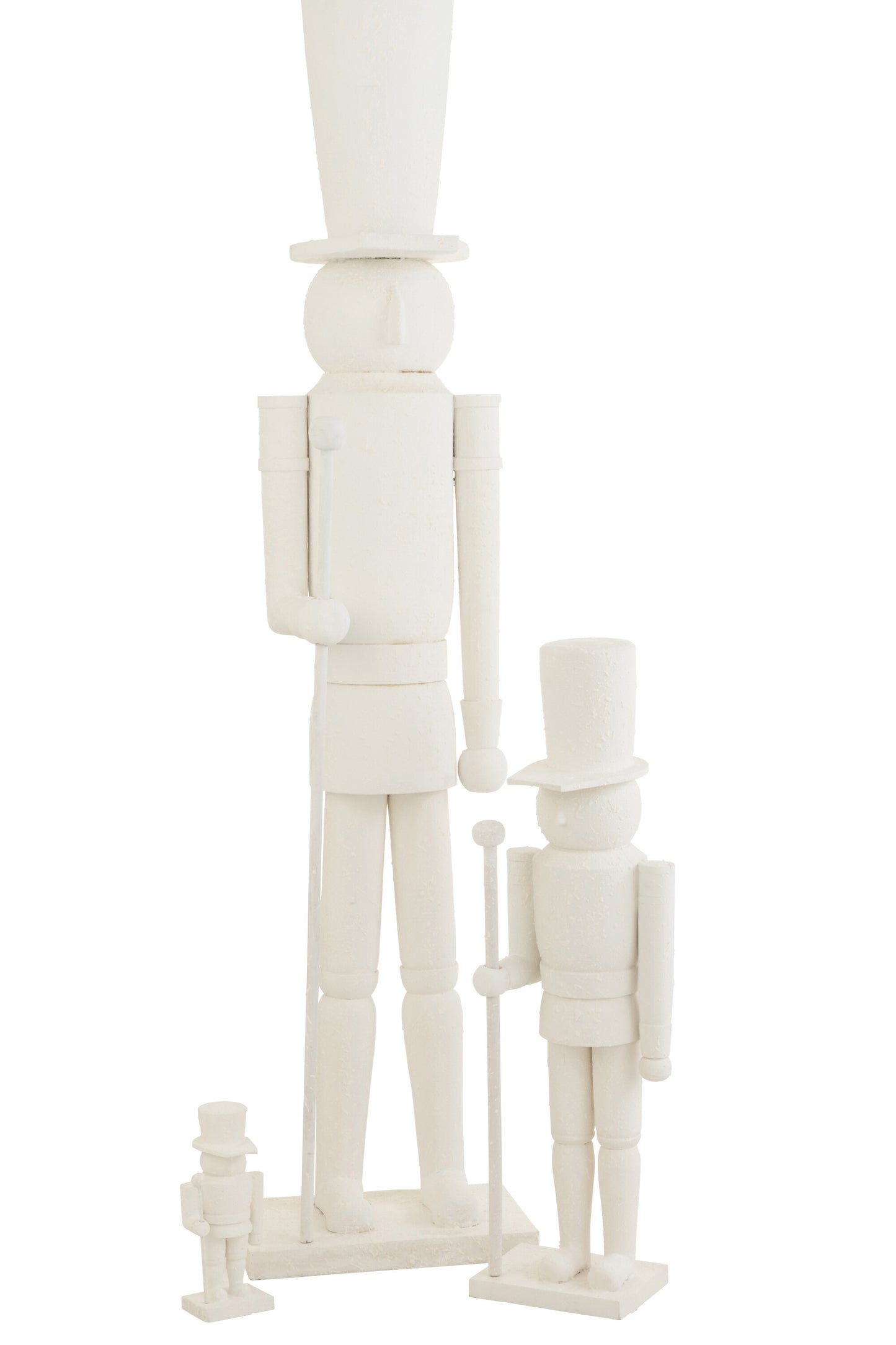 Nutcracker Snow Wood White Small 