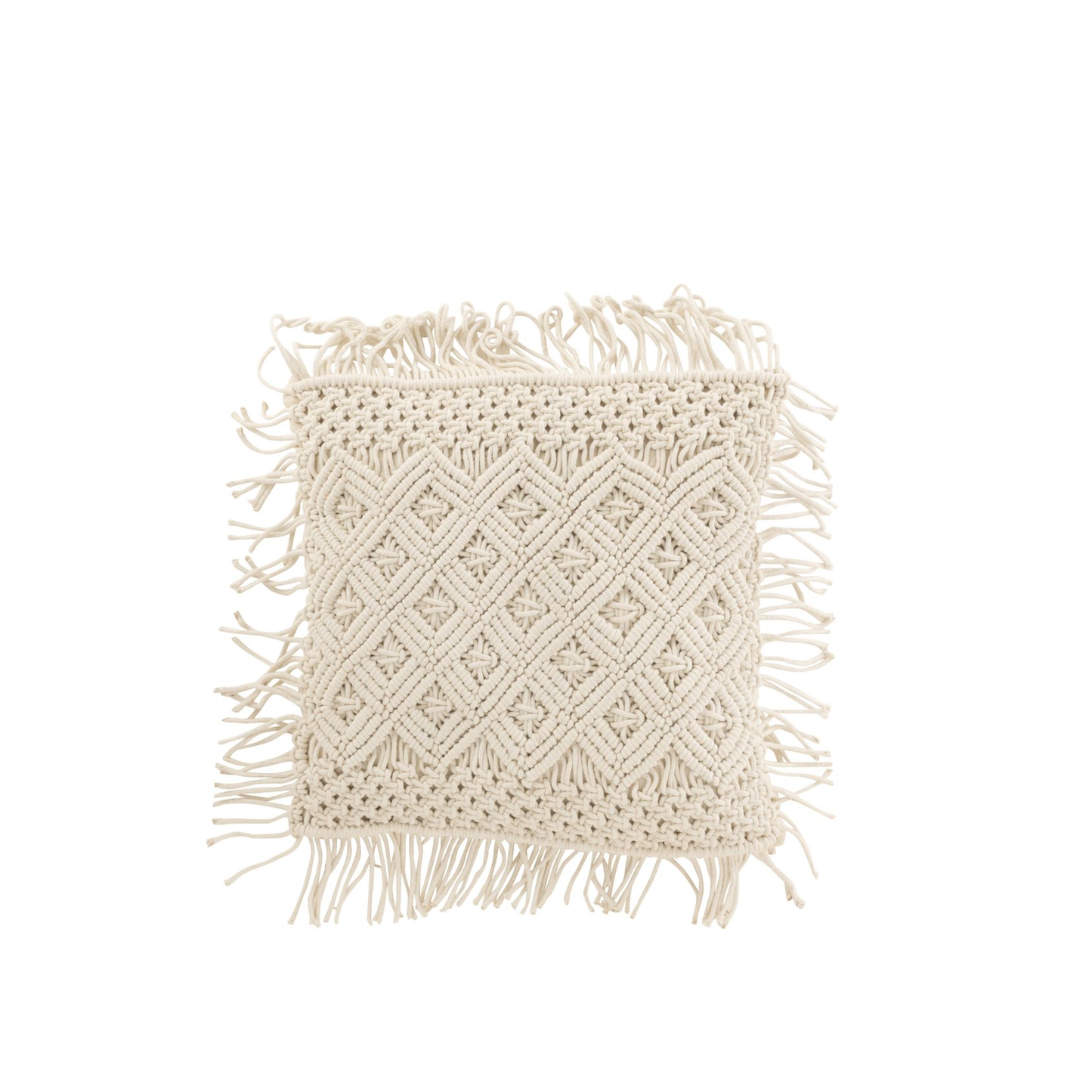 Kussen Cosy Diamant Katoen Gebroken Wit