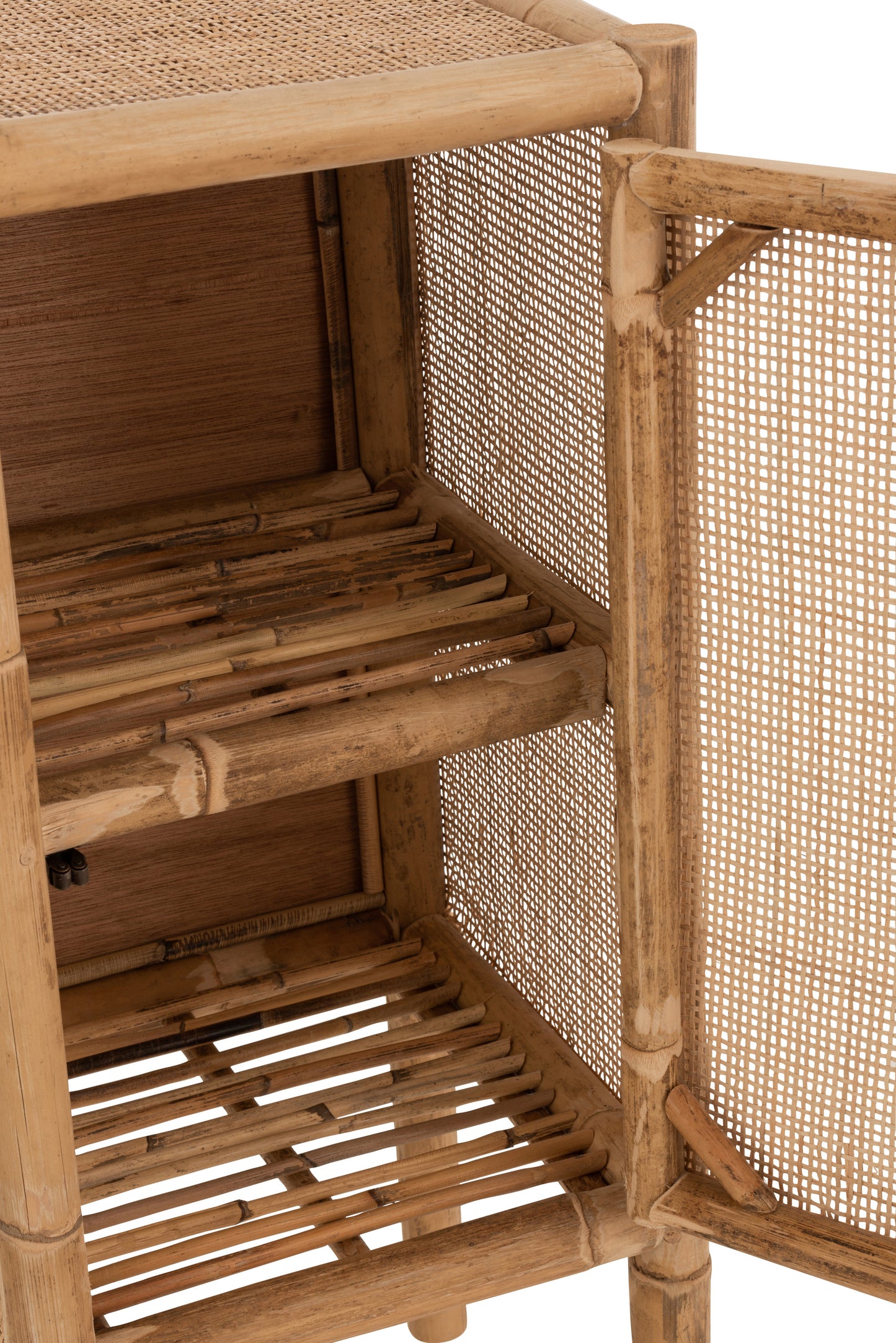 Table de chevet Ozara Rotin Naturel 