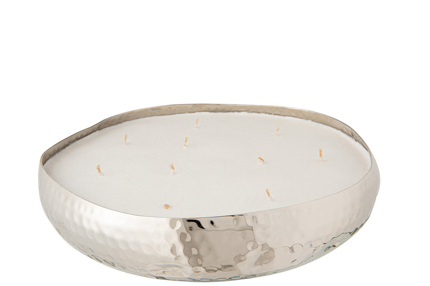 Geurkaars Livia Metaal Zilver Large