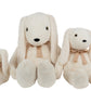 Peluche Lapin Bowknot Ecru Medium 
