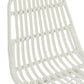 Stoel Rachel Buiten Metaal/Rattan Wit