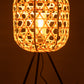 Table lamp Tripod Round Bamboo Metal Natural/Black 