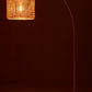 Lampe Sur Pied Roma Bambou Métal Naturel/Blanc 