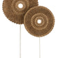 Cercle Sur Pied Poly Blanc/Marron Petit 