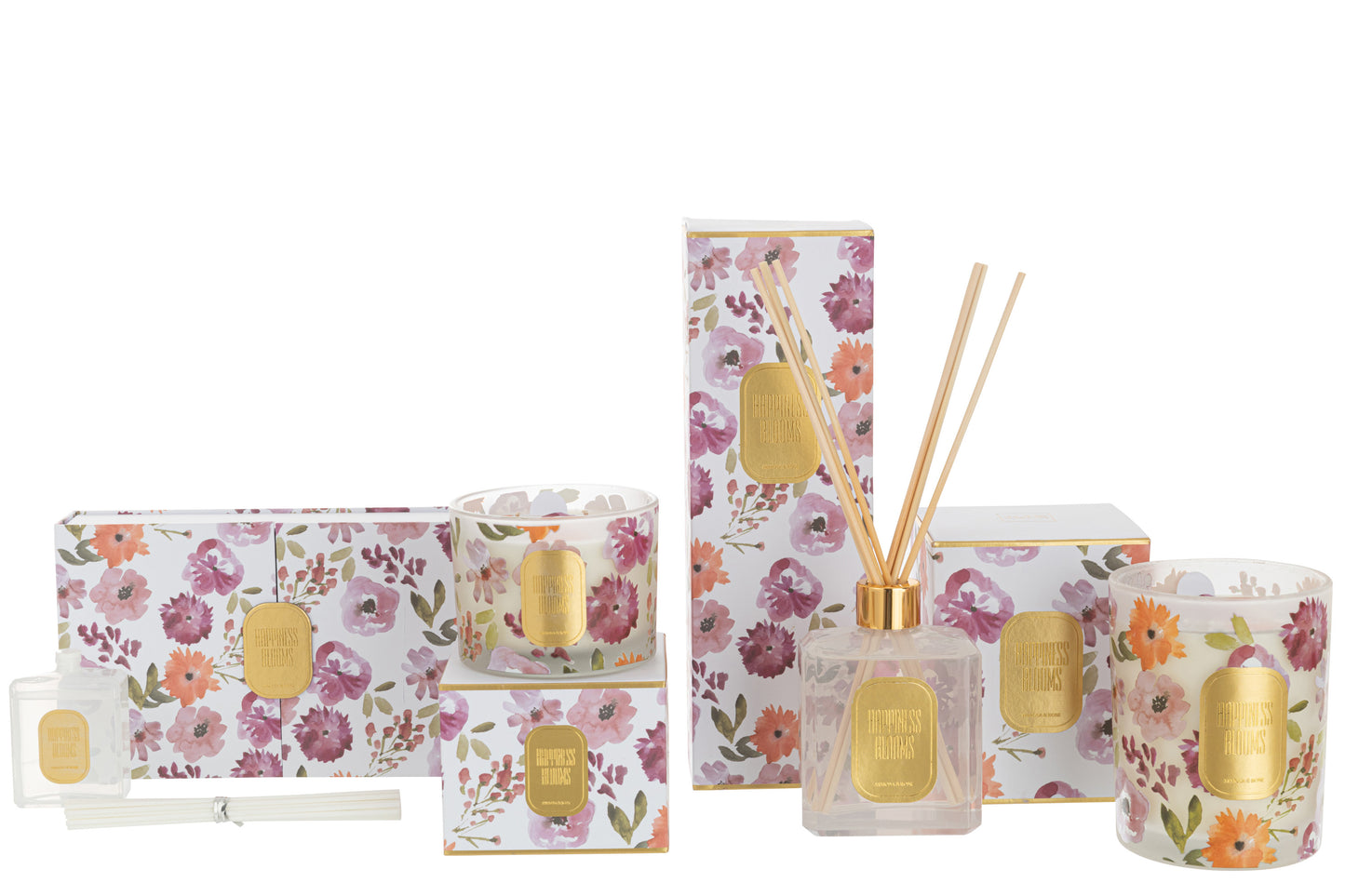 Geurkaars Happiness Blooms Roze-70u