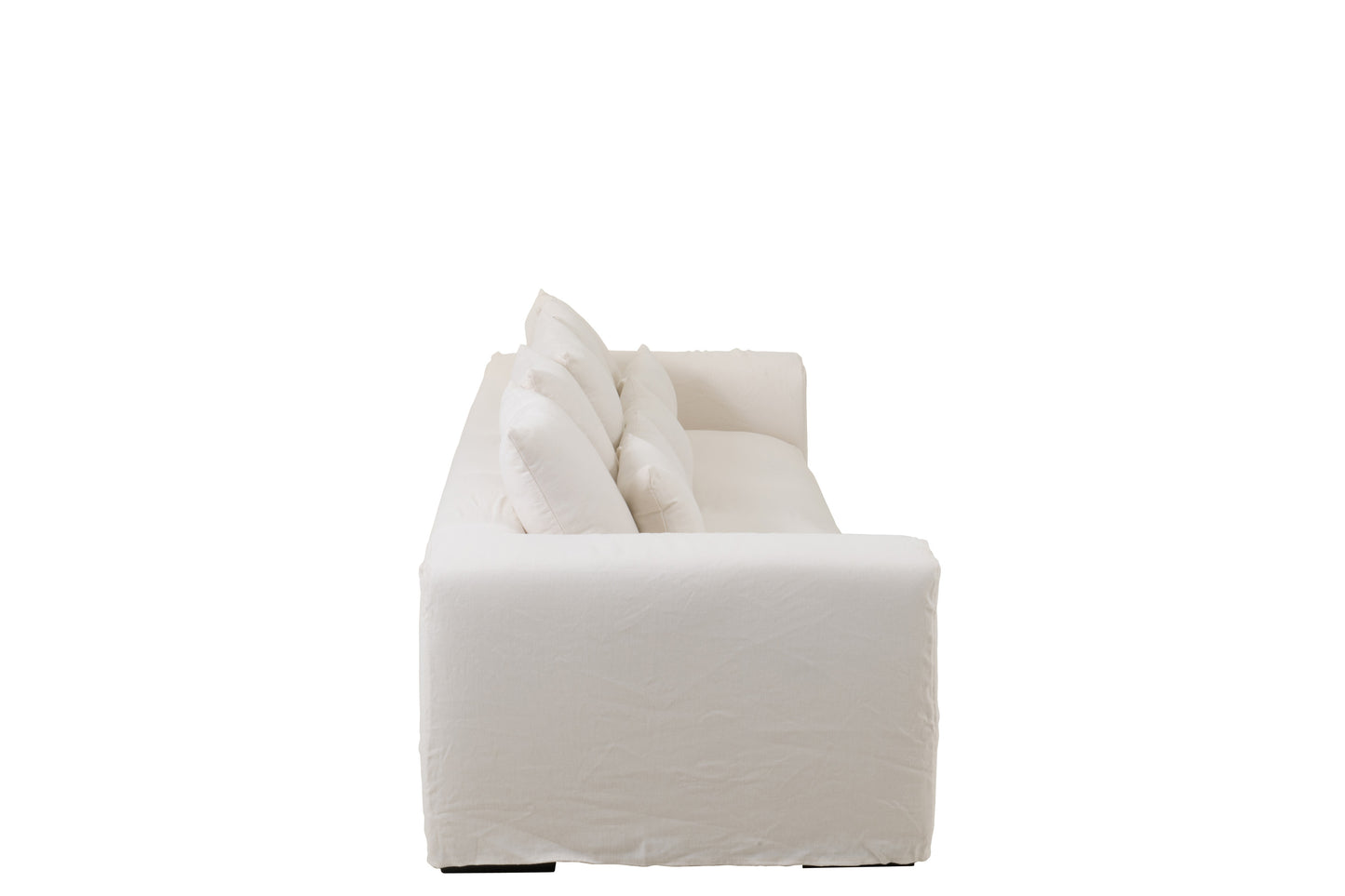 Cover For Seat + 9 Cushions Monaco Linen XL Marshmallow White 