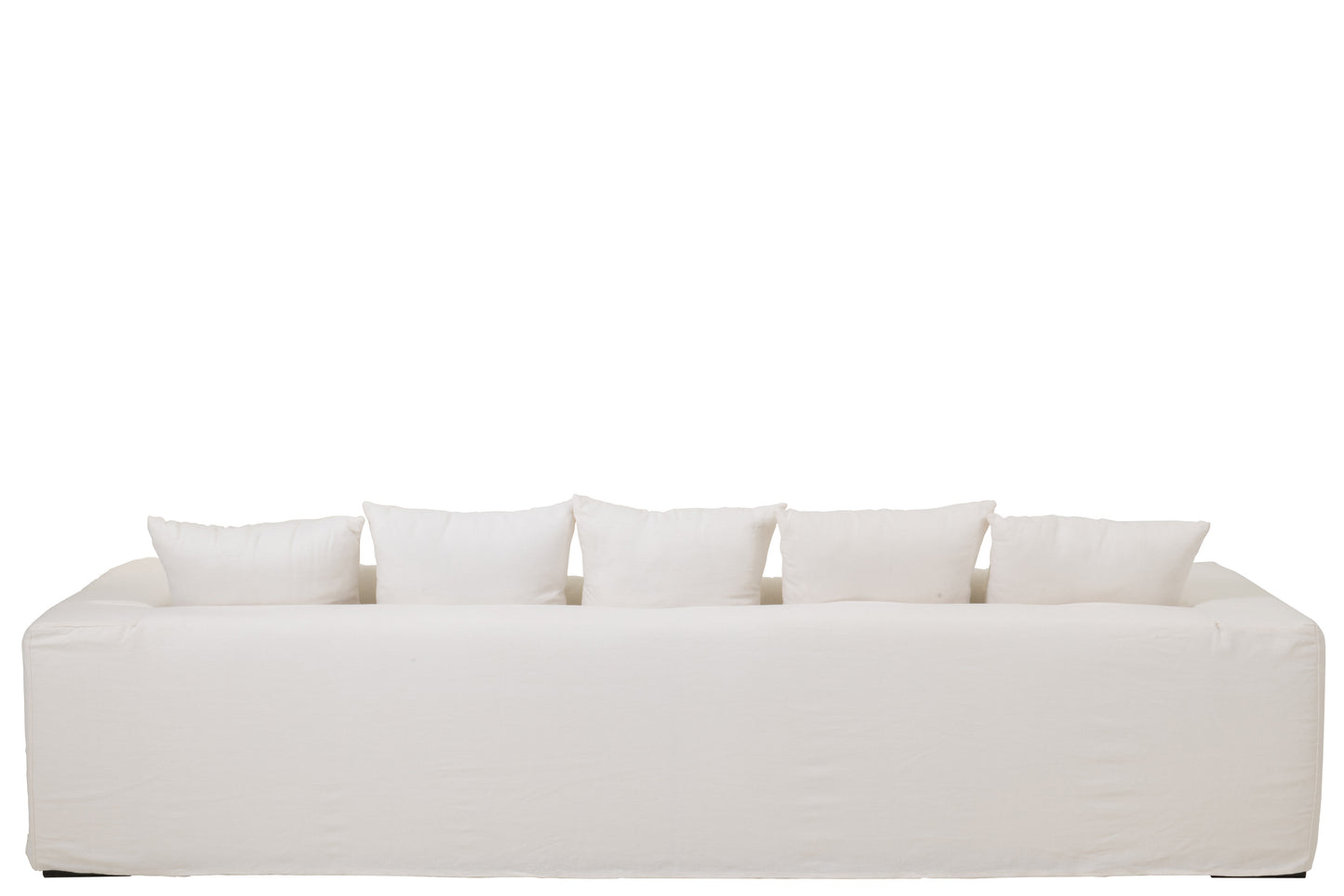 Cover For Seat + 9 Cushions Monaco Linen XL Marshmallow White 