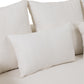 Housse Pour Assise + 5 Coussins Canapé Monaco Lin Marshmallow Blanc 