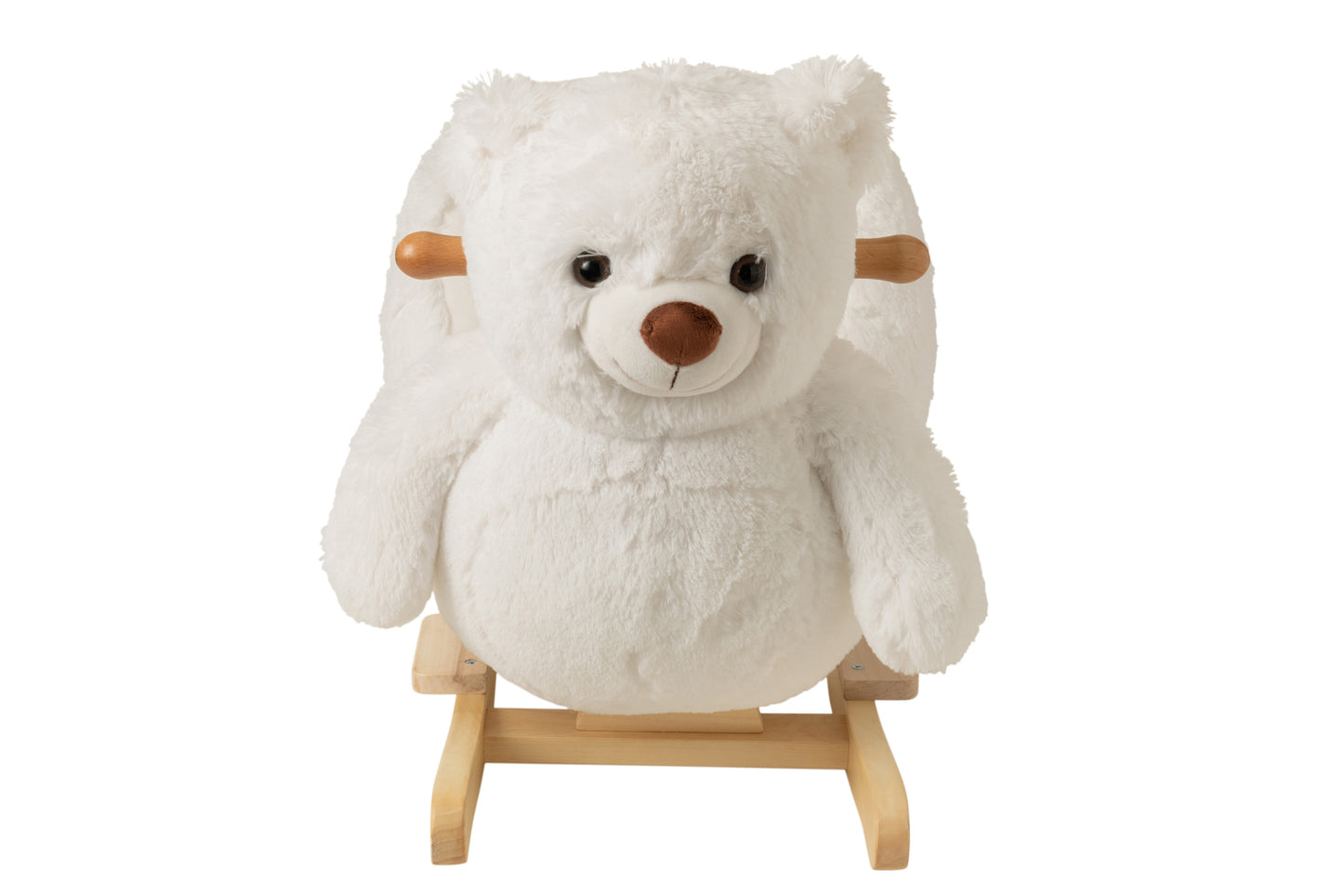 Balançoire Ours en peluche Blanc 