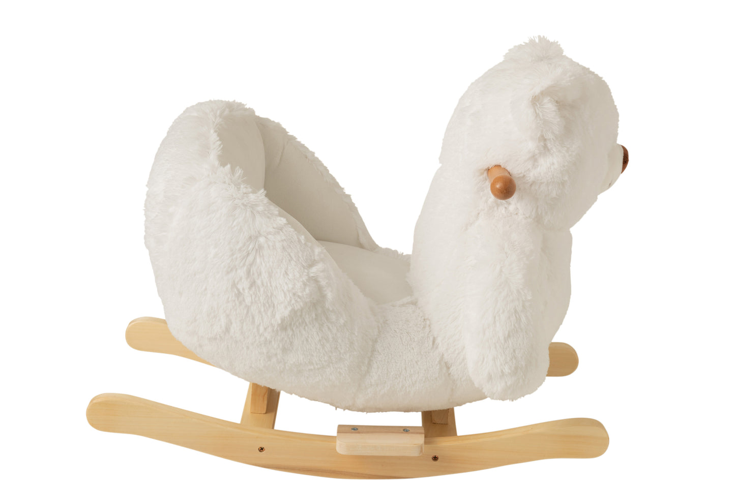Balançoire Ours en peluche Blanc 