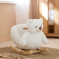 Balançoire Ours en peluche Blanc 